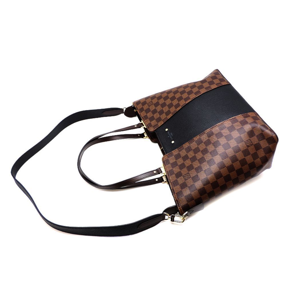 Louis Vuitton Damier Ebene Jersey Tote Bag Brown - Picture 3 of 7